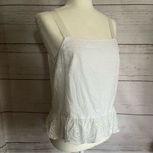 J Crew Swiss dot tank